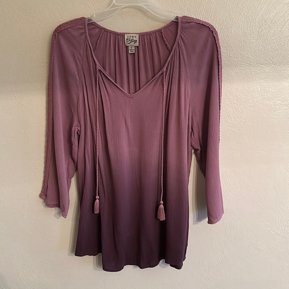 Purple ombré